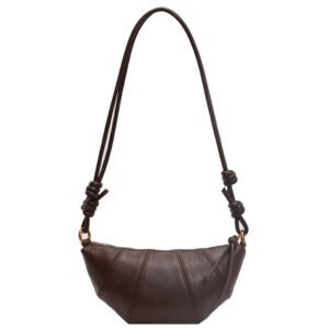 Brown bag women's crossbody bag cow horn bag