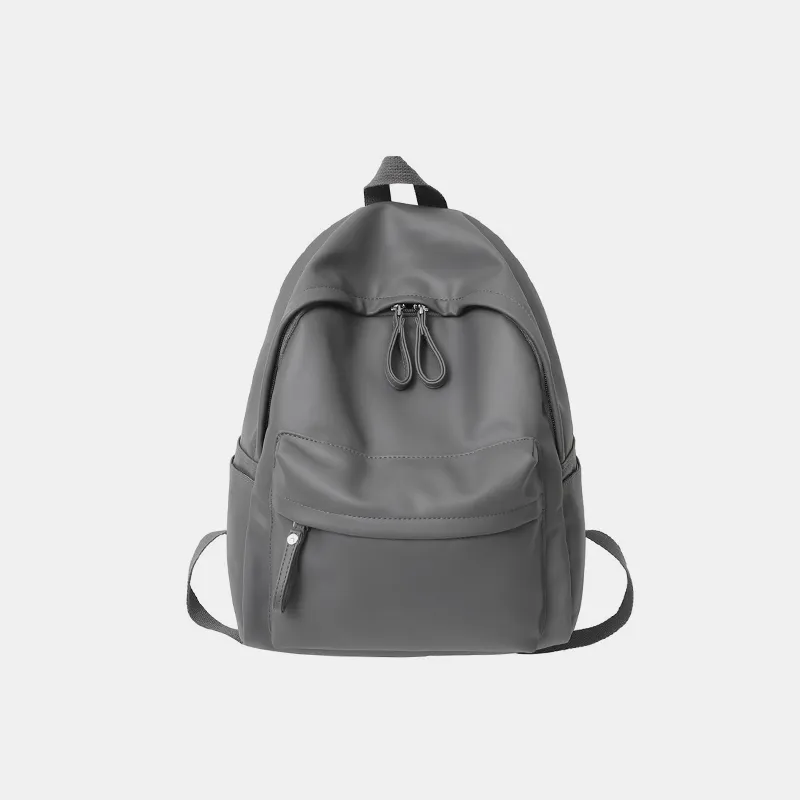 PU Leather Zip Backpack Bag - Image 10